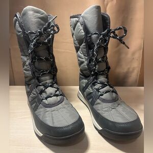 Sorel Women's Black and Gray Winter Boots